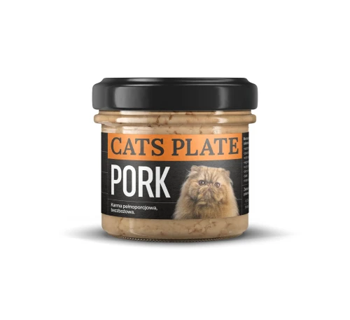 Cats Plate Pork 100g
